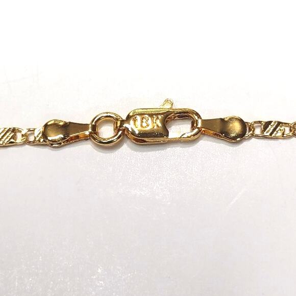 18k GP Gold Plated Necklace Heart Rose Flower Locket Valentines Birthday Gift - Picture 2 of 8